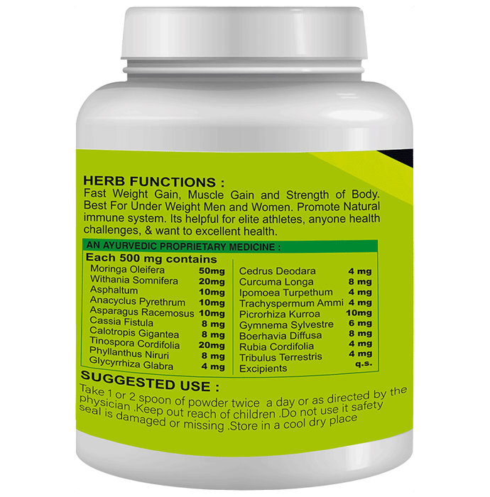 Sabates Size Vigour Weight Gain Formula Powder