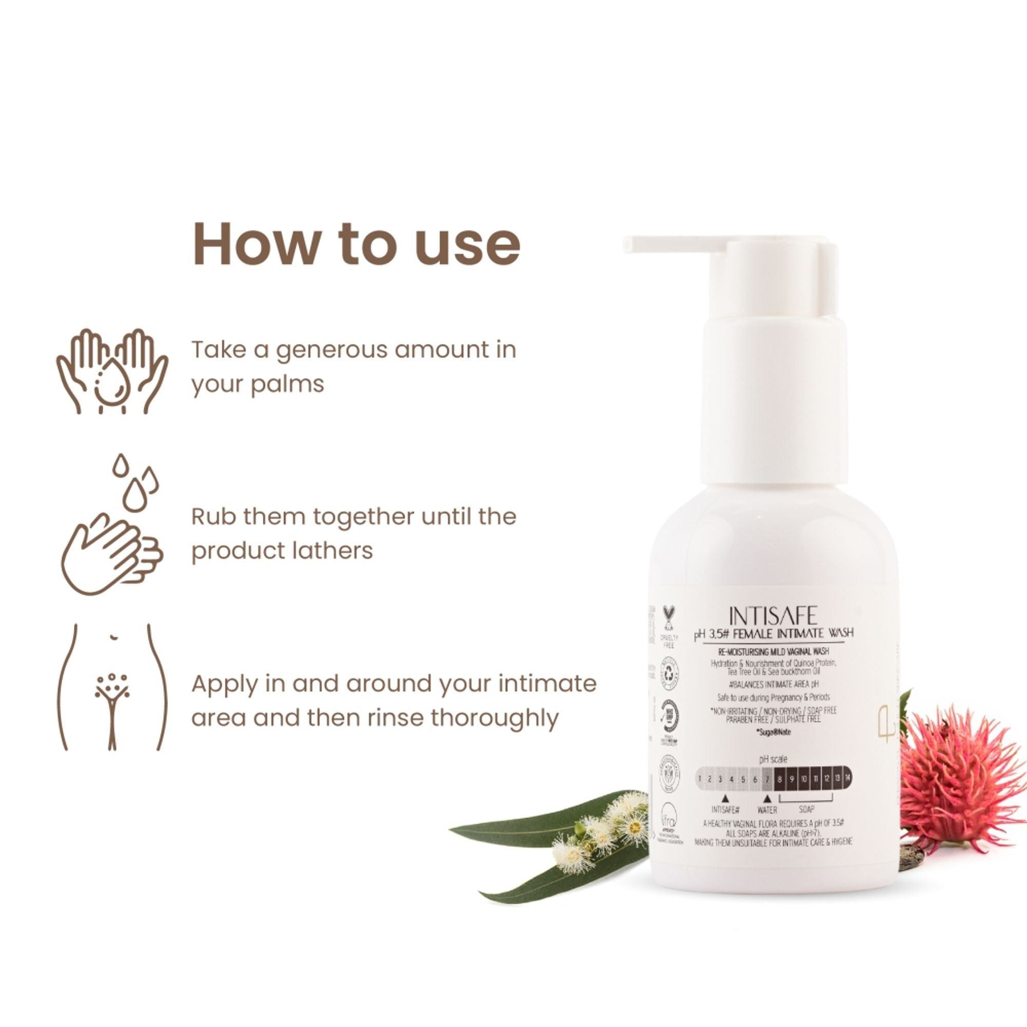Personal Touch Skincare Skincare Intisafe Ph 3.5 Intimate Wash - Distacart