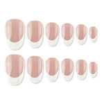 Thumbnail for shills professional reusable press on nails french oval spn715
