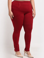 Thumbnail for TAG 7 Women Plus Size Ankle Length Cotton Leggings - Distacart