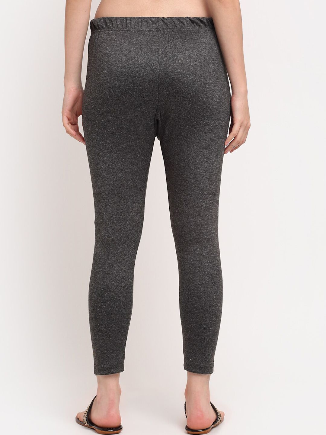 TAG 7 Women Grey Ankle-Length Leggings - Distacart