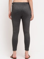 Thumbnail for TAG 7 Women Grey Ankle-Length Leggings - Distacart