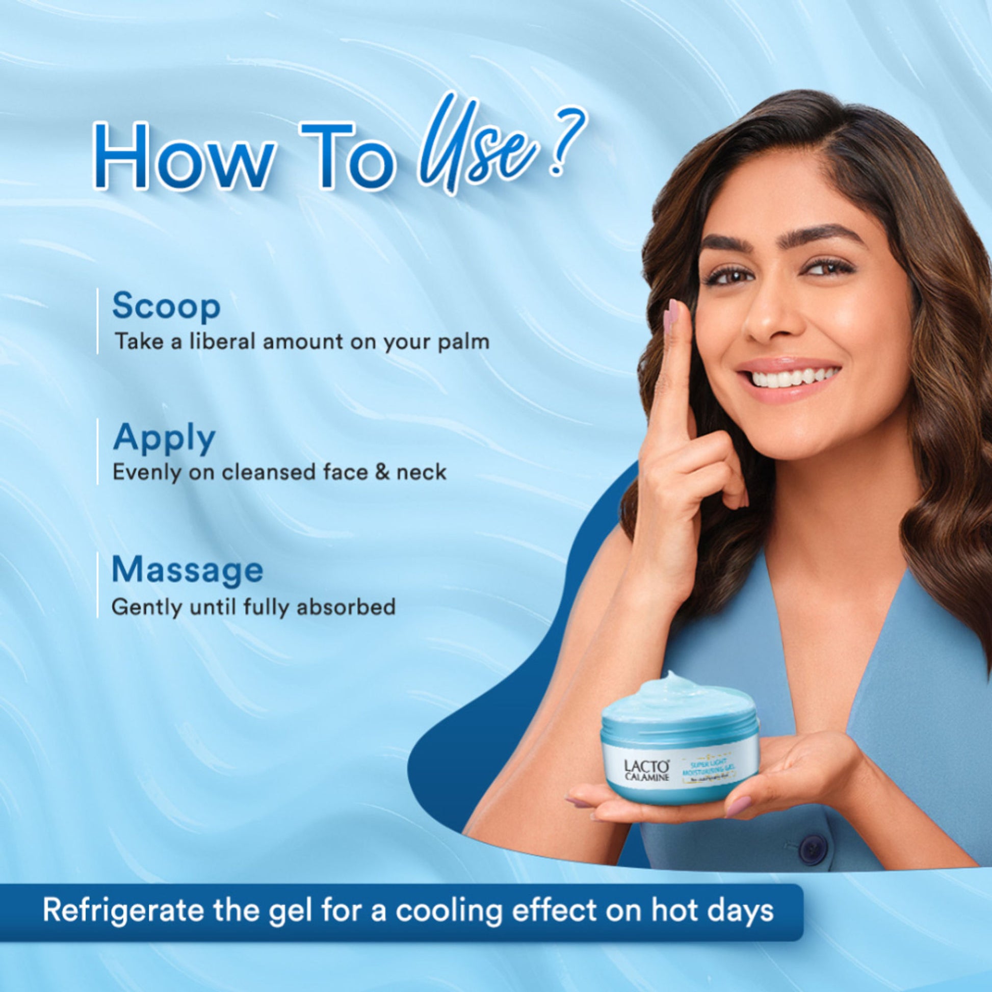 Lacto Calamine Super Light Face Moisturizer Gel For Oily Skin & Hydrated Glow