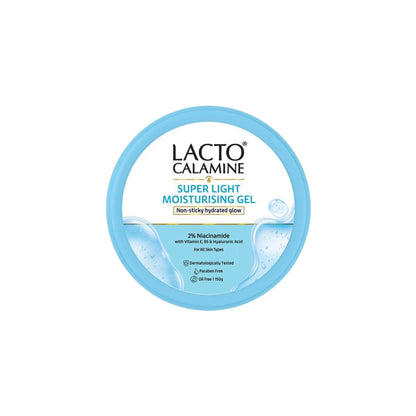 Lacto Calamine Super Light Face Moisturizer Gel For Oily Skin & Hydrated Glow