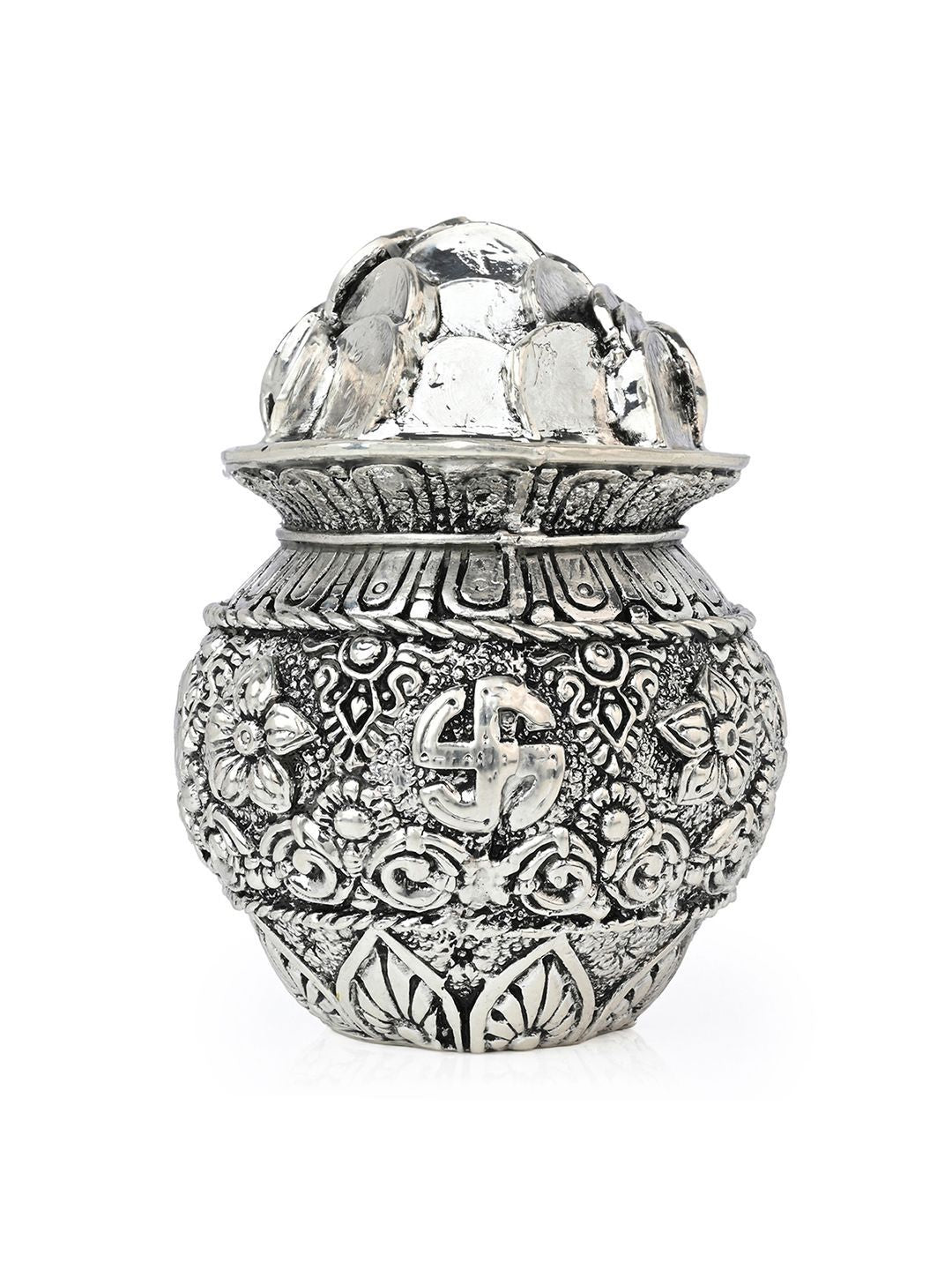Image 5 of TOUCH925 999 Silver Plated Dhan Kalash
