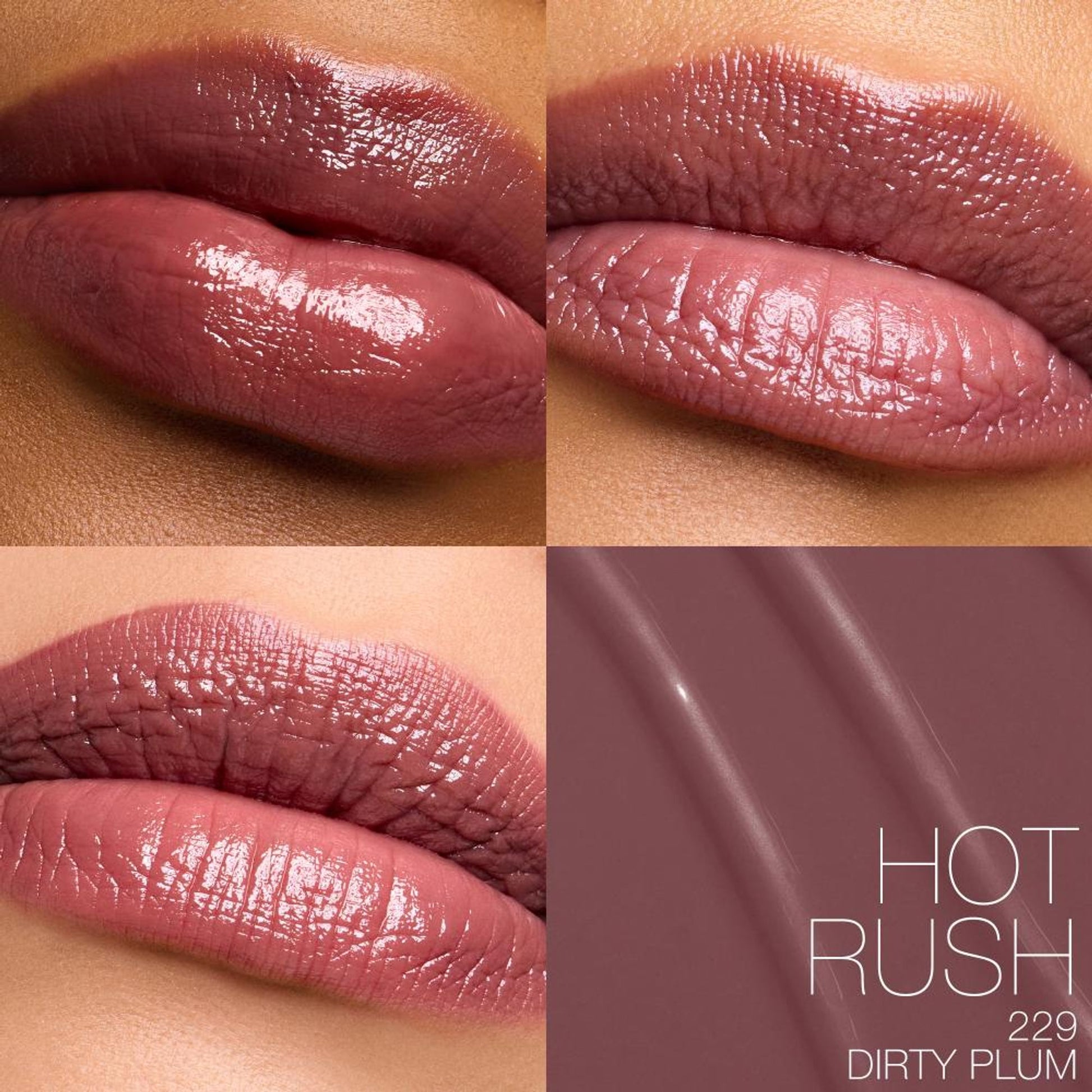 nars afterglow sensual shine lipstick hot rush