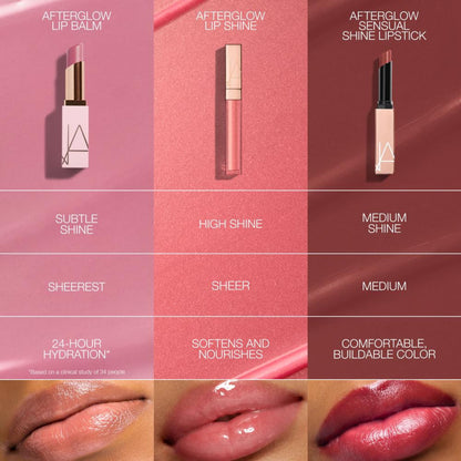 nars afterglow lip balm aragon