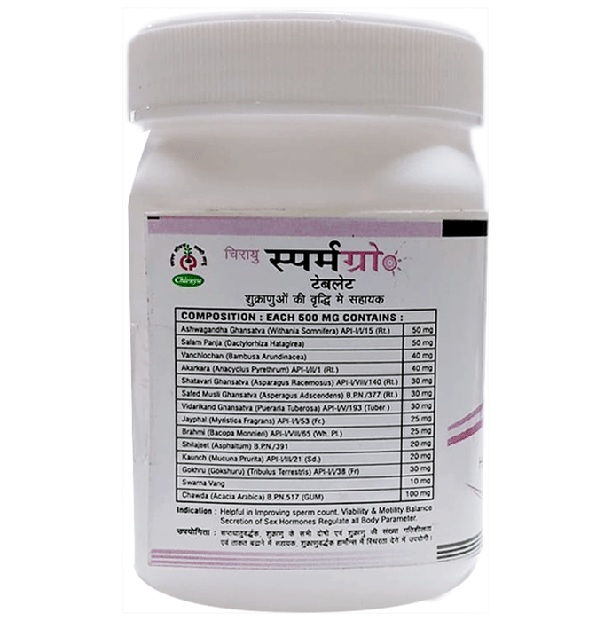 Chirayu Sperm Gro Tablet