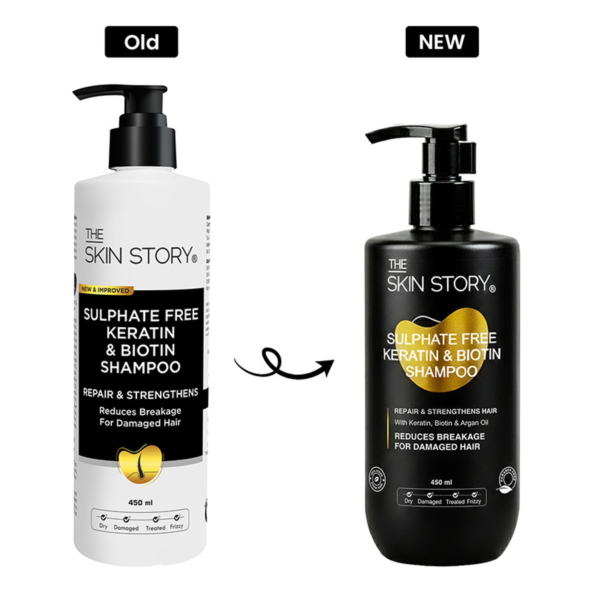 The Skin Story Sulphate Free Keratin Smooth Shampoo - Distacart