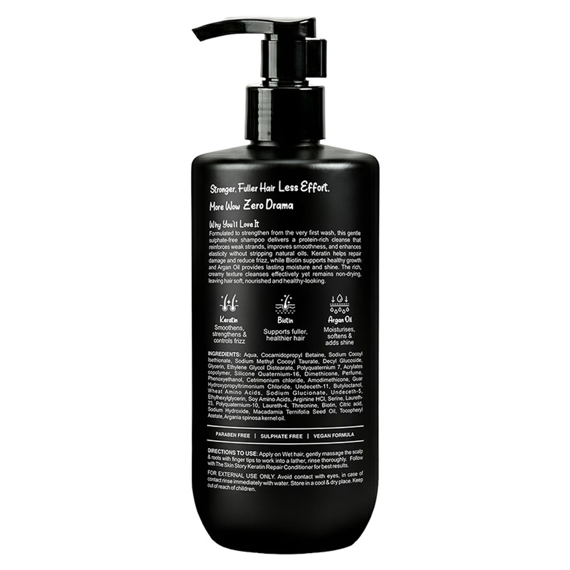 The Skin Story Sulphate Free Keratin Smooth Shampoo - Distacart
