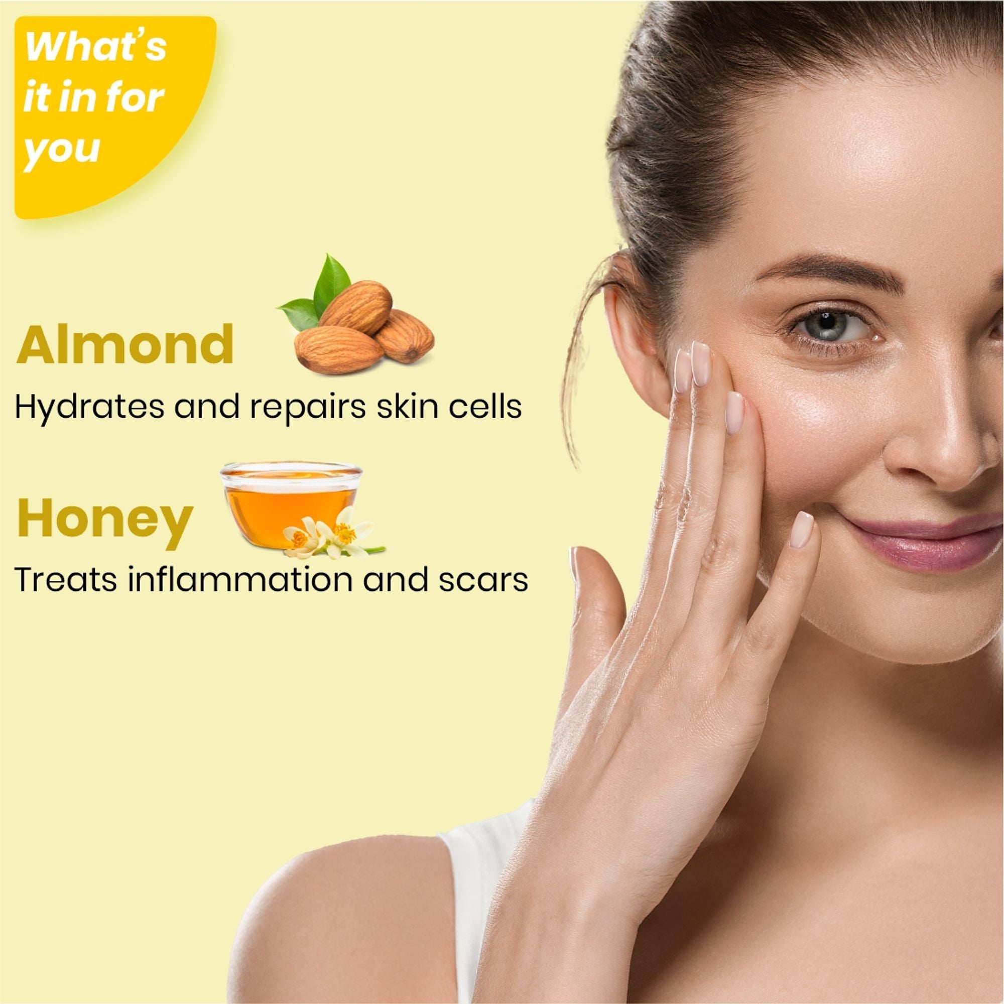 Matt Look Instant Tan Removal With Almond & Honey Dead Skin Removal Gel - Distacart