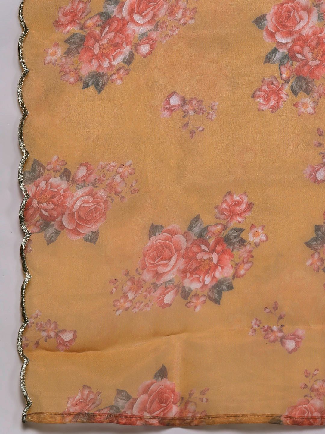 Indo Era Women Green Ethnic Motifs Embroidered Kurta with Trousers & With Dupatta