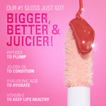 Thumbnail for Makeup Revolution Pout Bomb Plumping Gloss - Melba Warm Peach - Distacart