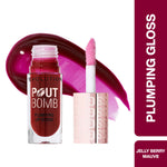 Thumbnail for Makeup Revolution Pout Bomb Plumping Gloss - Jelly Berry Mauve