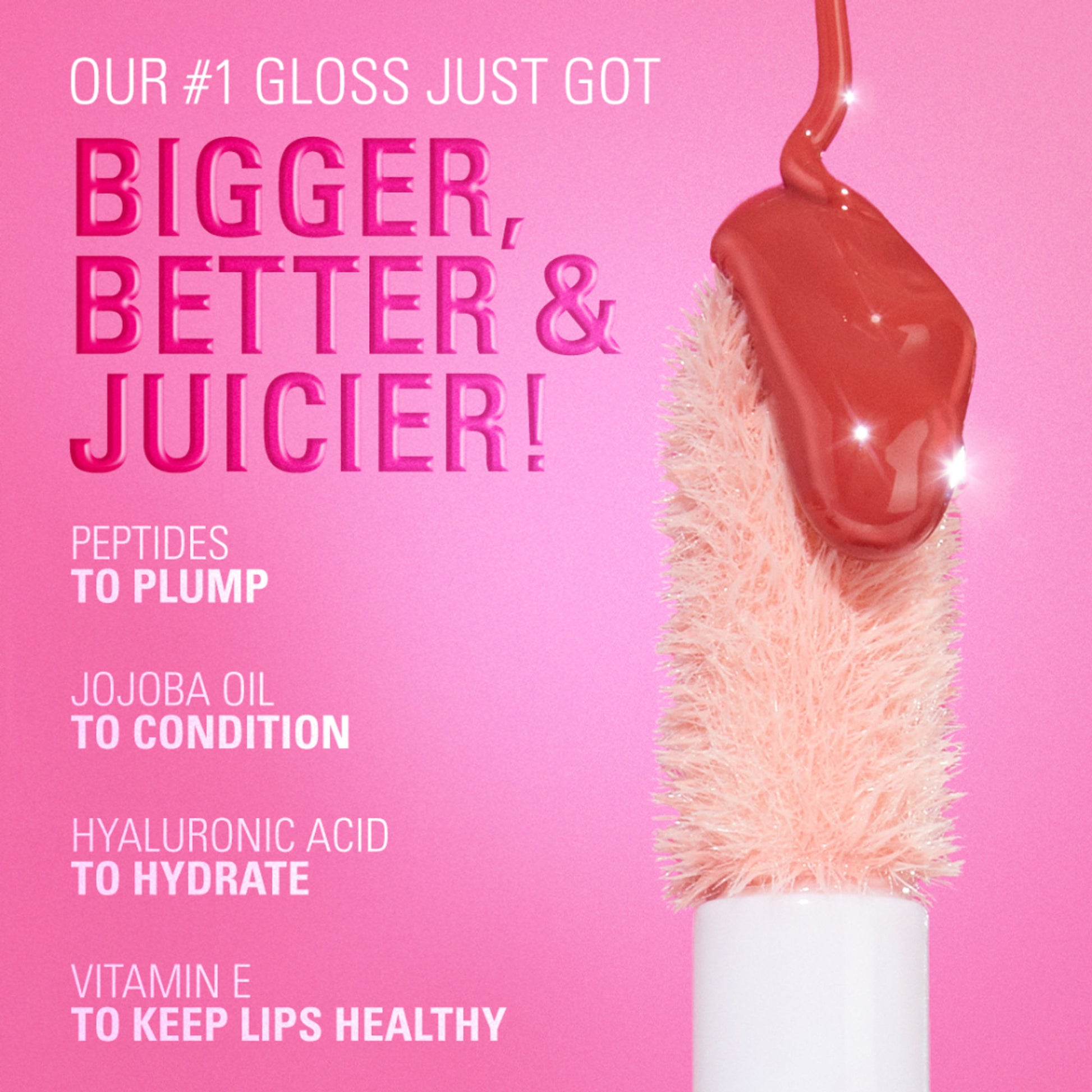 Makeup Revolution Pout Bomb Plumping Gloss - Cherry Sheer Red - Distacart