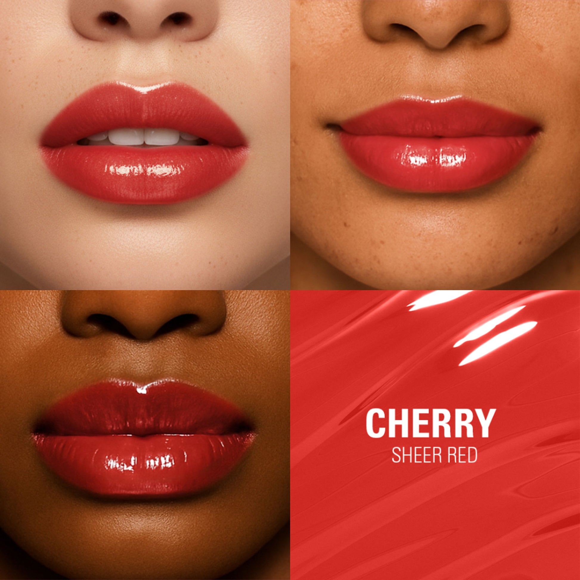 Makeup Revolution Pout Bomb Plumping Gloss - Cherry Sheer Red - Distacart
