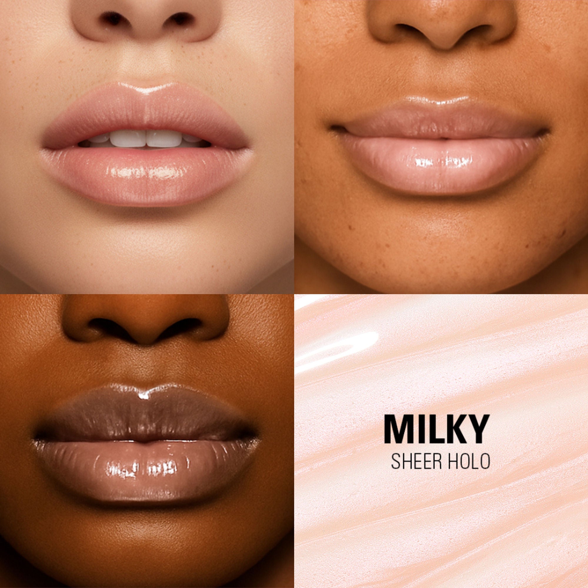 Makeup Revolution Pout Bomb Plumping Gloss - Milky Sheer Holo - Distacart