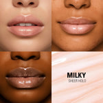Thumbnail for Makeup Revolution Pout Bomb Plumping Gloss - Milky Sheer Holo - Distacart