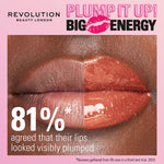Thumbnail for Makeup Revolution Pout Bomb Shimmer Lip Gloss - Nude Glow - Distacart
