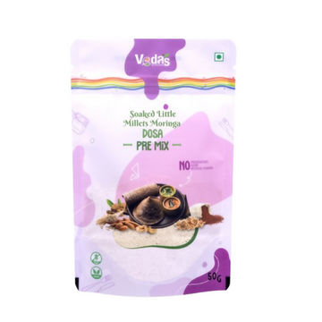 Vedas Kitchen Soaked Little Millets Moringa Dosa Premix - Dista