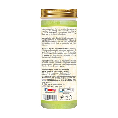 byPureNaturals Organic Henna Powder - Dista