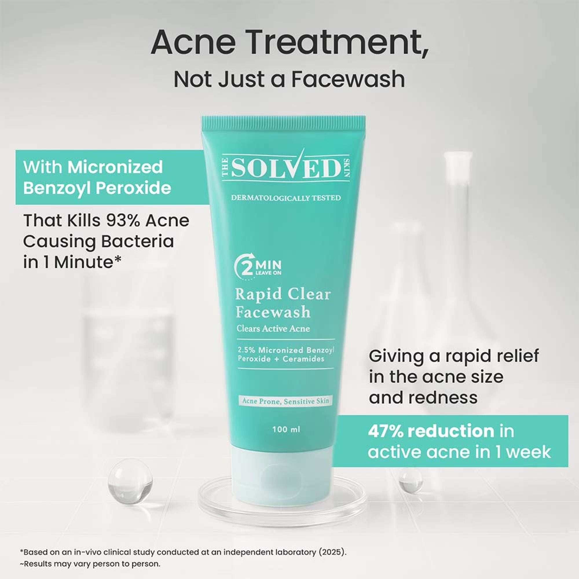The Solved Skin Rapid Clear Face Wash - Dista