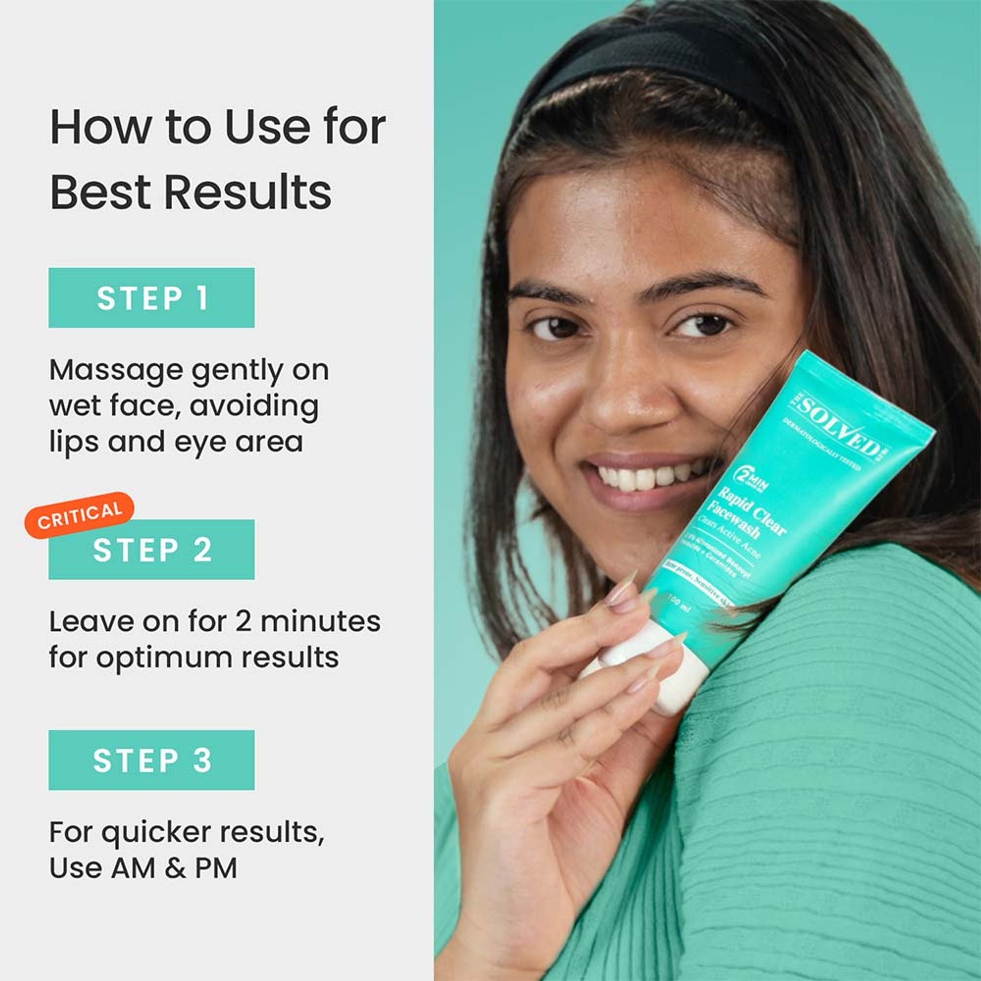 The Solved Skin Rapid Clear Face Wash - Dista
