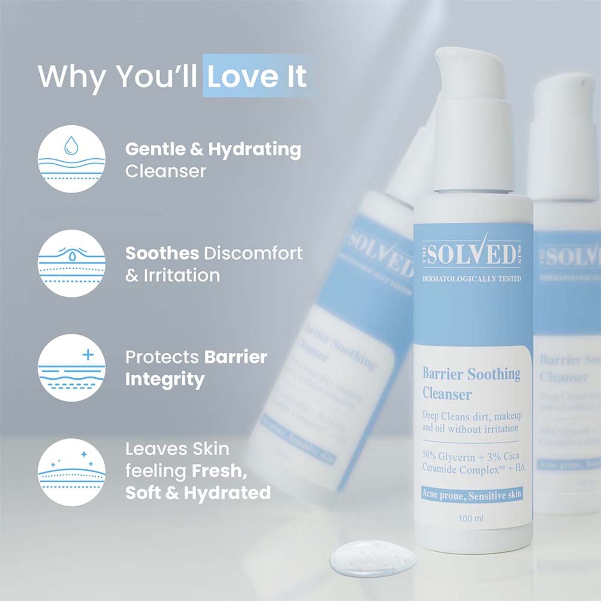 The Solved Skin Barrier Soothing Cleanser - Dista