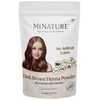 Minature Dark Brown Henna Powder Enriched with Herbs