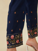 Thumbnail for Soch Women Floral Embroidered Kurta With Trousers - Distacart