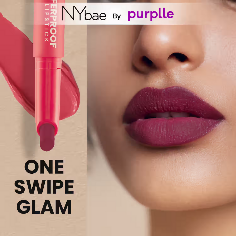 NY Bae Transfer-proof Matte Crayon Lipstick – Sangria 03 - Distacart