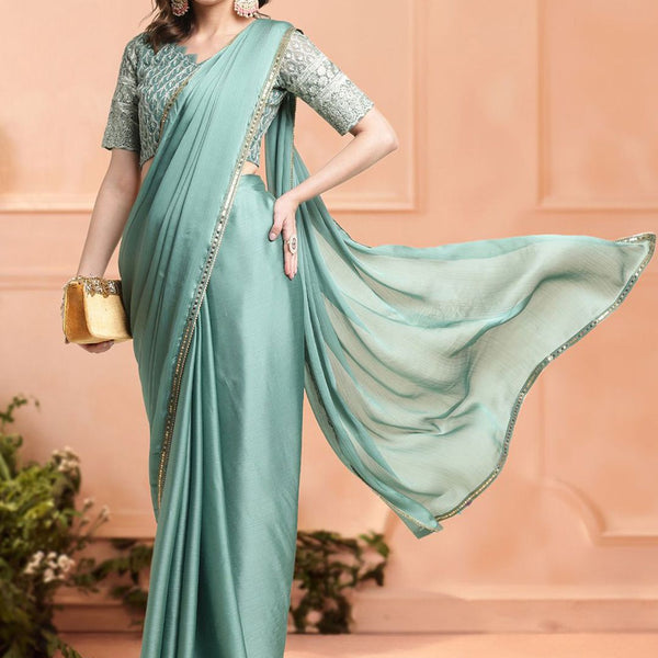 Mitera Women Embellished Sequinned Saree - Distacart