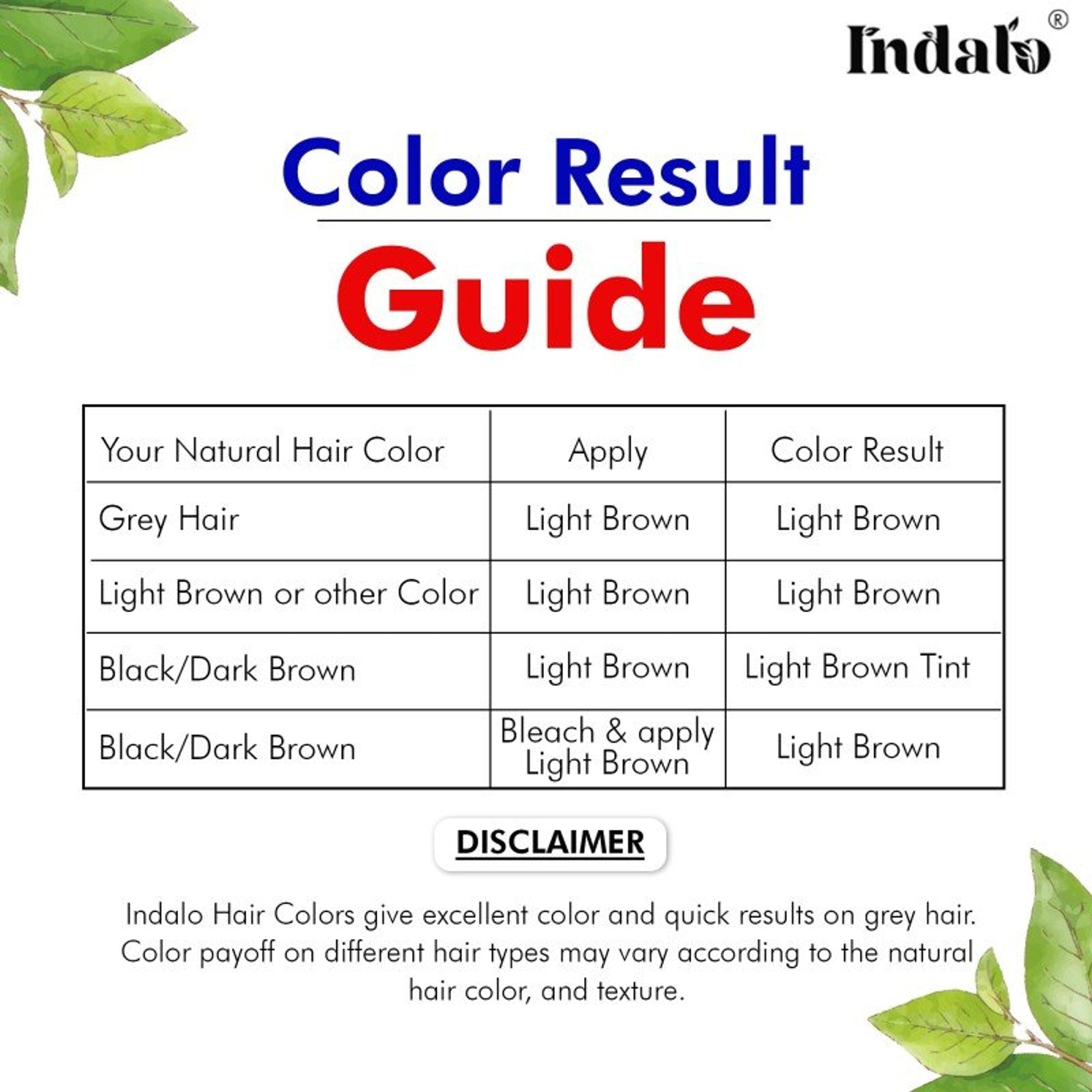 Indalo Ammonia-Free Vibrant Light Brown Hair Color With Natural Ingredients - Light Brown - Dista