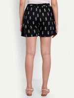 Thumbnail for Alvano Beautiful Printed Black Boxer Shorts - Distacart