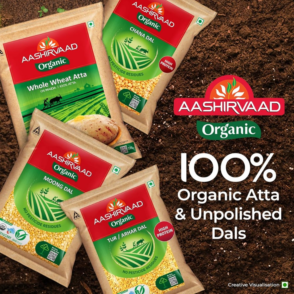 Aashirvaad Organic Urad Dal (Whole) - Distacart
