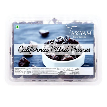 Tassyam Organics Pitted Prunes - Distacart