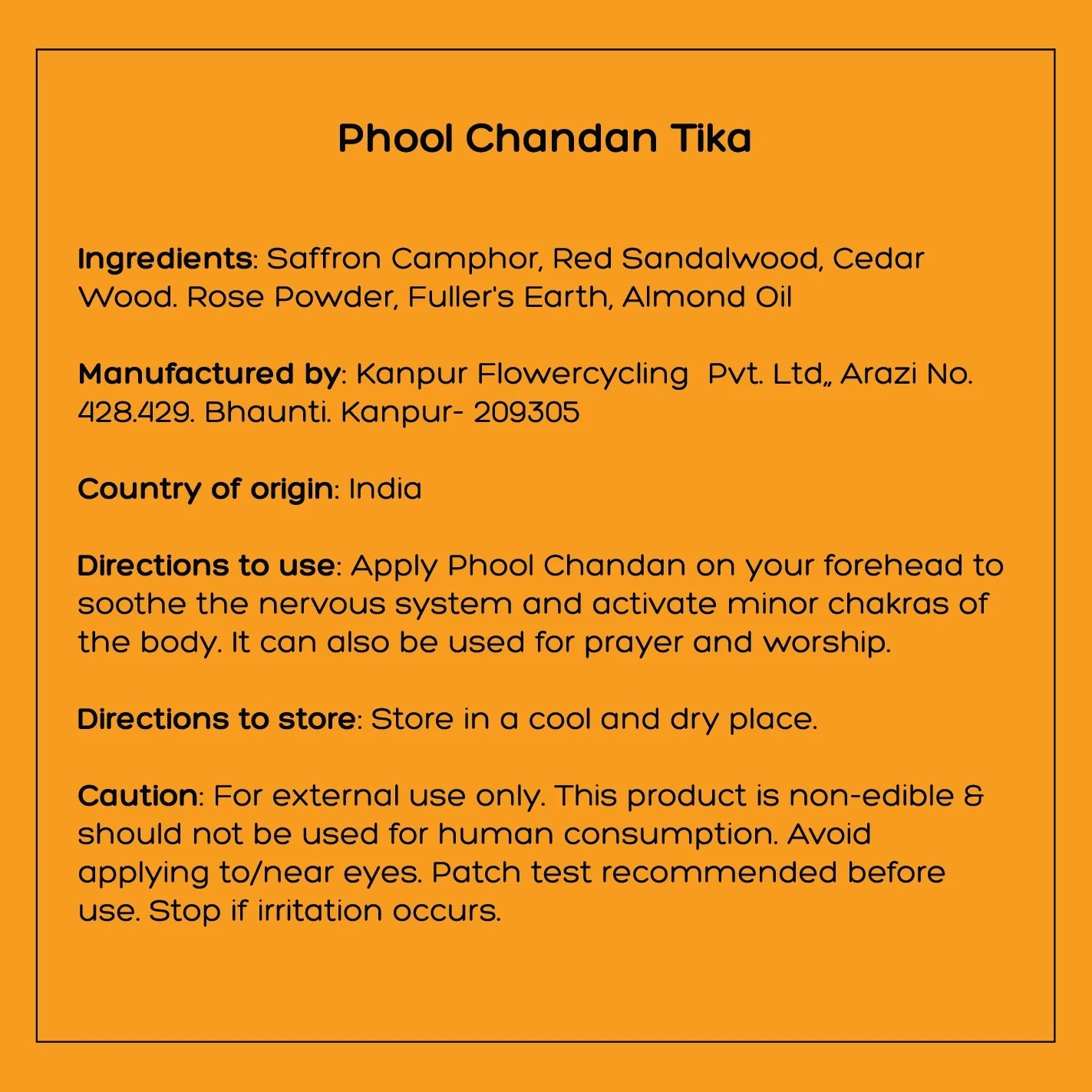 Phool Chandan Tika - Distacart