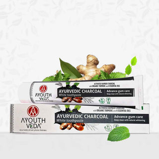 Ayouthveda Charcoal White Toothpaste