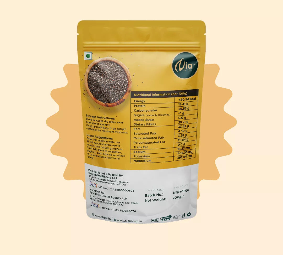 Nia Natura Chia Seeds - Dista