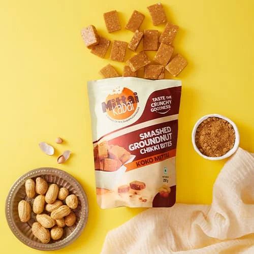Sattur Mittai Kadai Smashed Peanut Chikki Bites