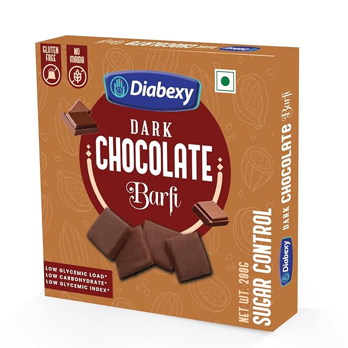 Diabexy Desi Ghee Chocolate Barfi - Distacart