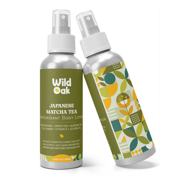 Wild Oak Japanese Matcha Tea Body Lotion - Distacart