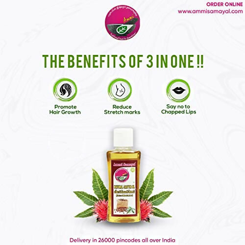 Ammi Samayal Unrefined Castor Oil - Distacart