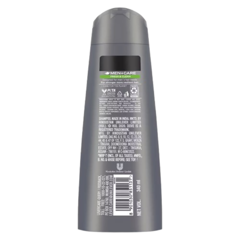 Dove Men +Care Fresh & Clean 2 In 1 Shampoo + Conditioner - Distacart