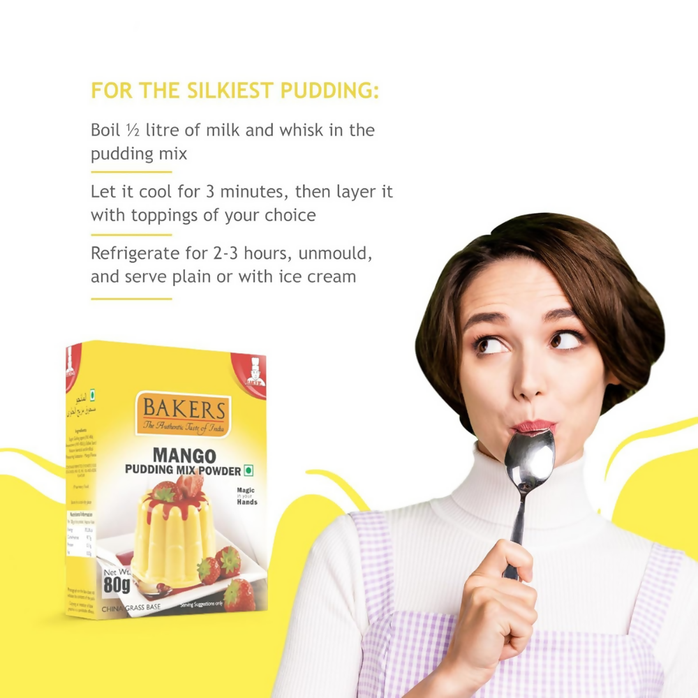 BAKERS Instant Pudding Mix - Mango Flavor - Dista