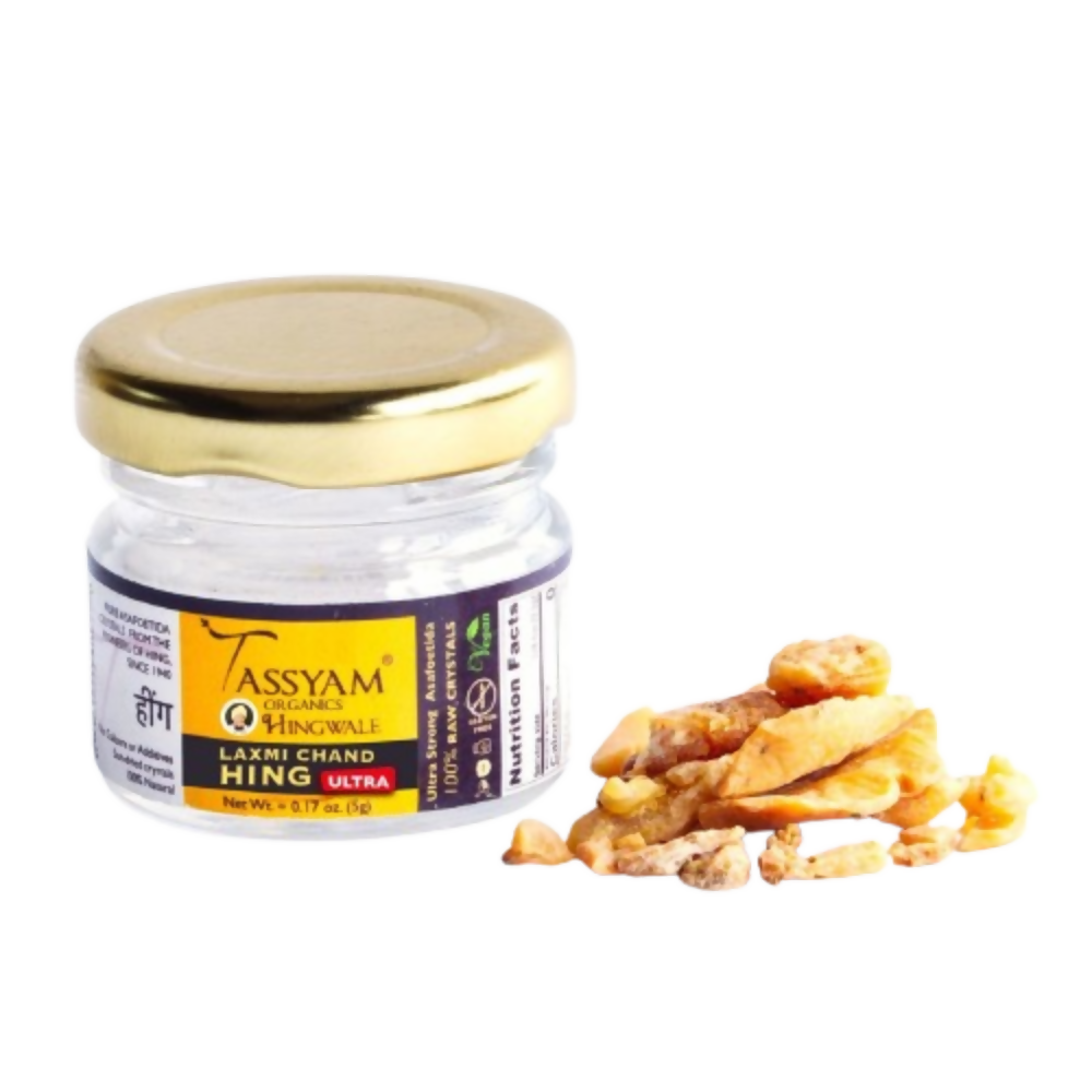 Tassyam Organics Laxmi Chand ULTRA Raw Hing Crystals - Distacart