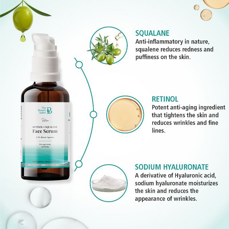 The Beauty Sailor Retinol + Squalane Face Serum - Distacart