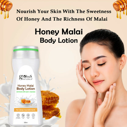 Globus Naturals Honey Malai Body Lotion - Distacart