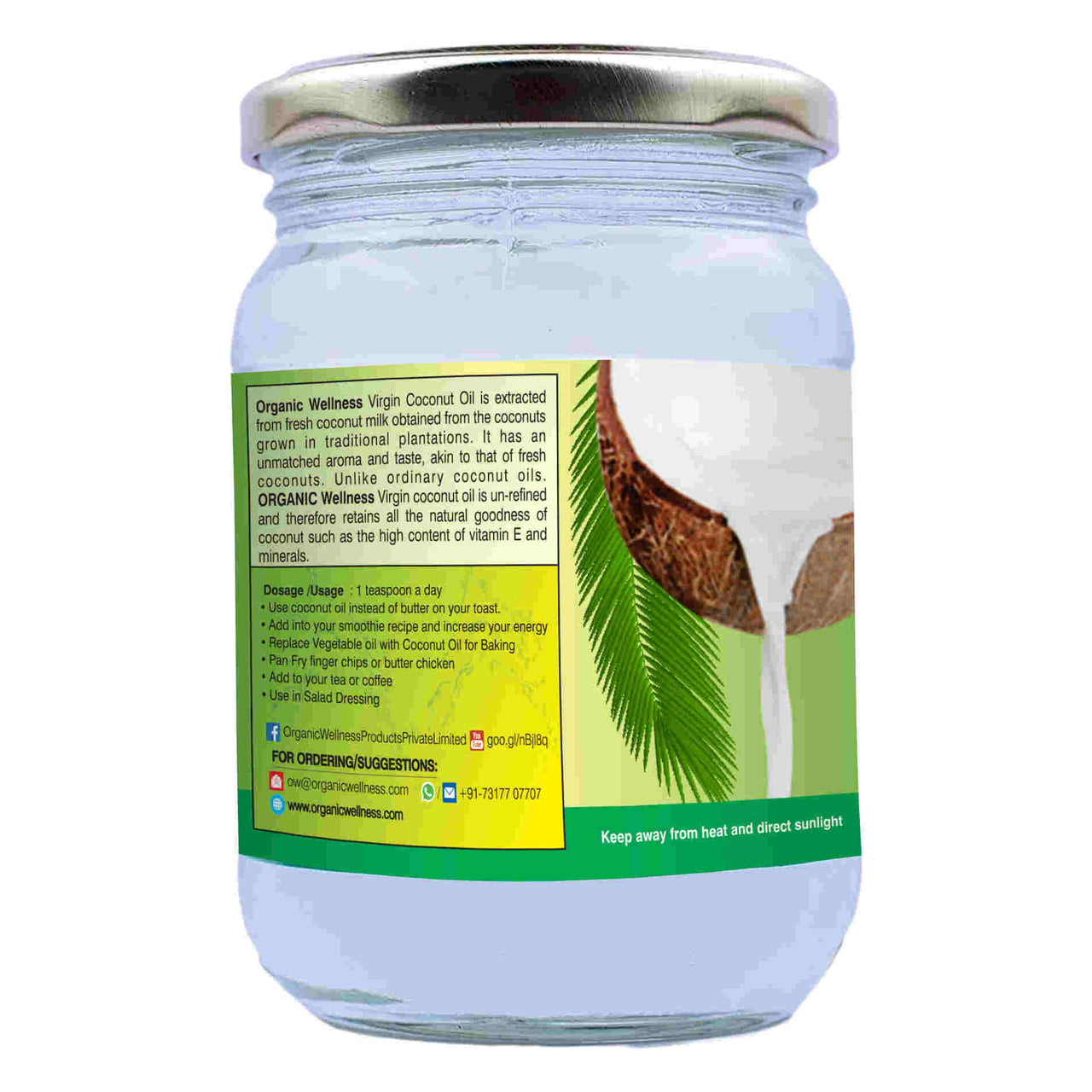 Organic Wellness Virgin Coconut Oil - Distacart