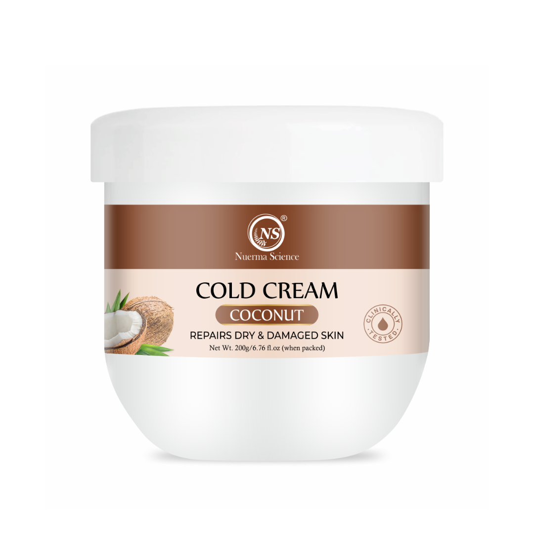 Nuerma Science Coconut Cold Cream For Winters To Repair Dry & Damaged Skin - Distacart